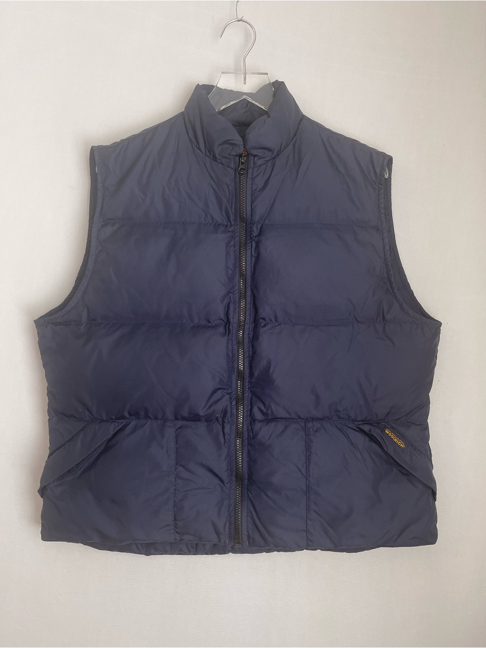 Vintage Down Woolrich Vest Navy Blue Extra Large